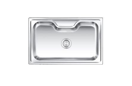 Nirali D Singo Eureka Deluxe Big BG Series Stainless Steel Single Bowl