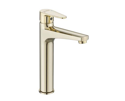 Asianpaints French Gold Single Lever Basin Mixer Extended GDALBM102