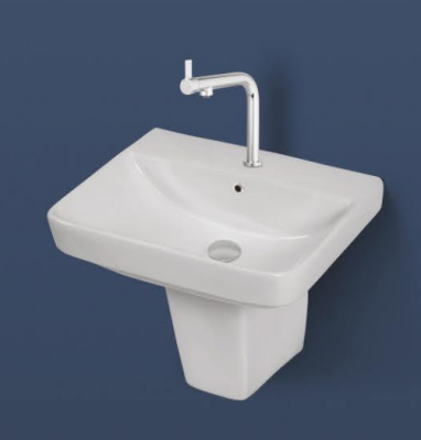 Lycos flora white padestal basin 5001