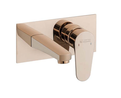 Asianpaints Rose Gold Single Lever Concealed Diverter Basin Upper RGALDV103U