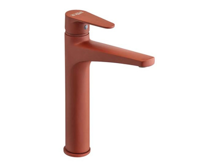 Asianpaints Matt Red Single Lever Basin Mixer Extended RDALBM102