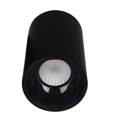 Divine LED Aura Cylinder Surface COB light 7watt Black