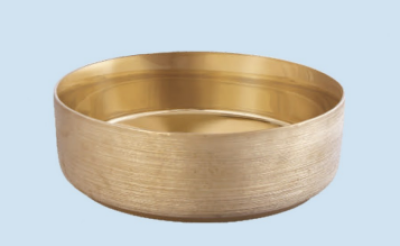 POWER PLUS Glossy Gold Table Top Basin PPTT-077