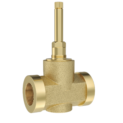 AFEY FLUSH COCK CONCEALED BODY WITH WALL FLANGE 25 MM WITH PLAIN KNOB