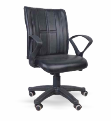 Leather Seat High Back Office Chair WS - 063