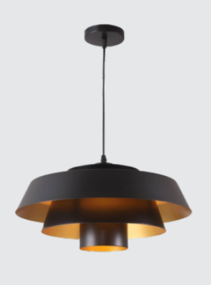 NEPTUNE Chandelier Single Head Iron Black Pendant Lighting 6507/400