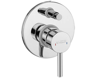 Asian paints COLOSSUS Upper single lever concealed diverter 3-inlet (push type) Compatible with B2DV302