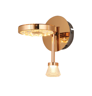 S2B2 Rose Gold Color with Powder Coated Stand Suitable Mirror Light AM-04-117