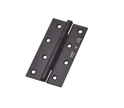 Manjula Steel Railway Hinges 4mm Black