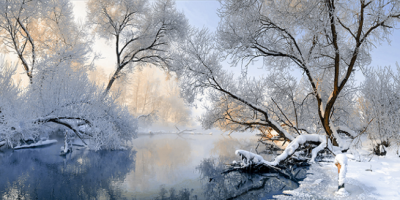 Livolla Winter scenes poseter art 23 600 x 1200MM