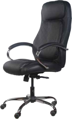 Office Star Products Black Bonded Leather Executive Chair   EC-033