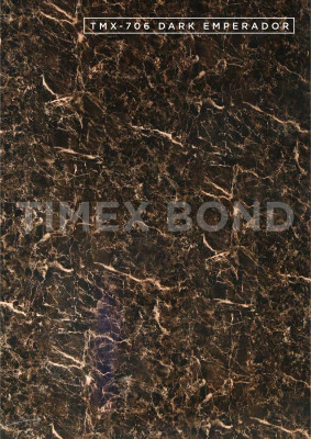 TMX-706 DARK EMPERADOR Marble Series Aluminum Composite Panel (ACP Sheet) by Timex. 3 MM