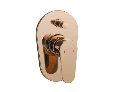 Asianpaints Rose Gold Single Lever Concealed Diverter Push Upper RGALDV111UN