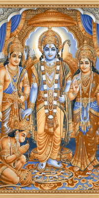 Livolla Lord ram-lakshman-janki poseter art 45 600 x 1200MM