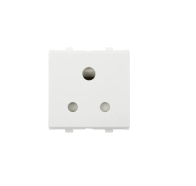 Anchor Penta 6A 3Pin Socket with Shutter 2 Module ISI 65203