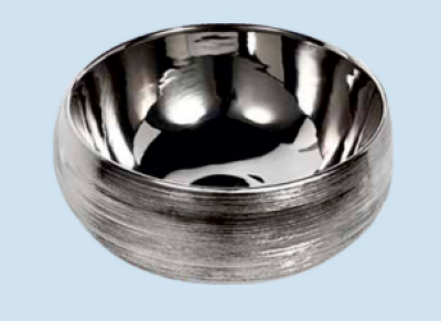 POWER PLUS Glossy Silver Table Top Basin PPTT-317