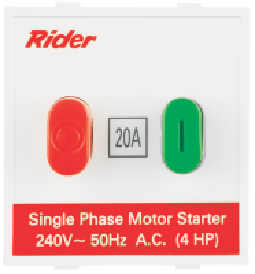 Anchor Rider Motor Starter Switches 20A/25A  Motor Starter Switch, 2 Module 47425