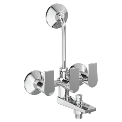 AFEY JULIET WALL MIXER 3 IN 1 WITH SHOWER PROVISION 3 IN 1 SYSTEM WITH PROVISION FOR HAND SHOWER AND OVER HEAD SHOWER