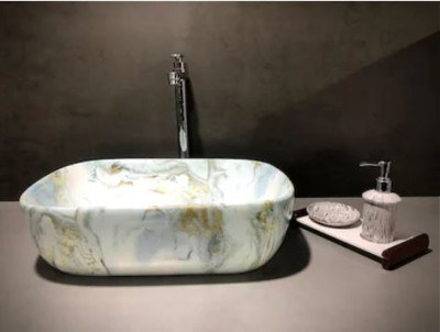 mansico cello Latest Ceramic Wash Basin Stylish Luxurious Countertop 1049