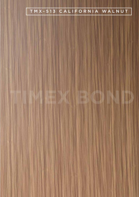 TMX- 513 CALIFORINA WALNUT wooden texture Aluminum Composite Panel (ACP Sheet) by Timex. 3 MM