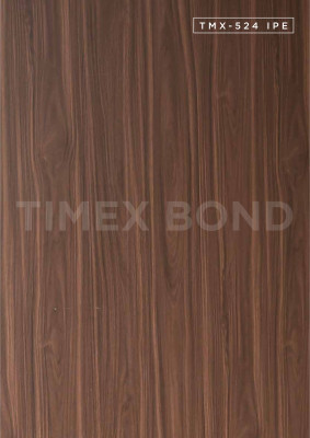 TMX-524 IPE wooden texture Aluminum Composite Panel (ACP Sheet) by Timex. 3 MM