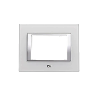 Anchor Roma Urban CLEAR COVER PLATE WITH BASE FRAME 66901GPW
