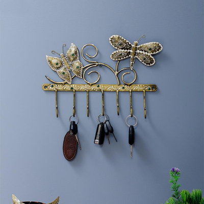 OPPERSTE MULTICOLOUR
7 HOOK
BUTTERFLY KEY
HOLDER WALL ART