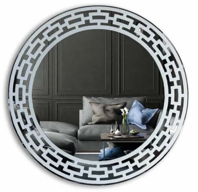 Evaan Apex Round LED Mirror with 3 LED Lights