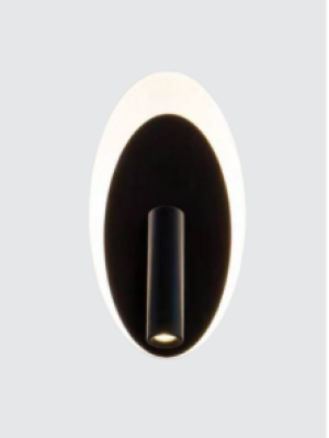 Neptune Circle Wall Lamp Black  A39