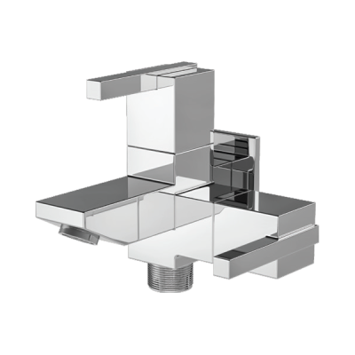 AFEY EDGE BIB COCK 2 WAY WITH WALL FLANGE.