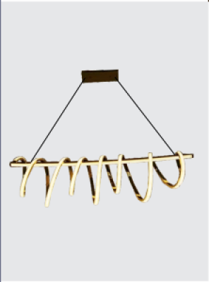 Neptune Metal Goldan Ceiling Light JL6745