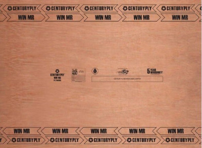 Century  WIN MR  Water Resistant Plain BWR Plywood (8 L x 4 W) Feet - (Gurjan)