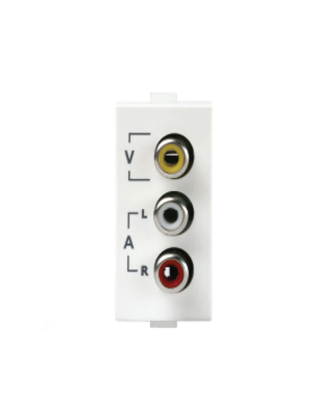 Anchor Roma plus Audio Video Socket 1 Module 289107