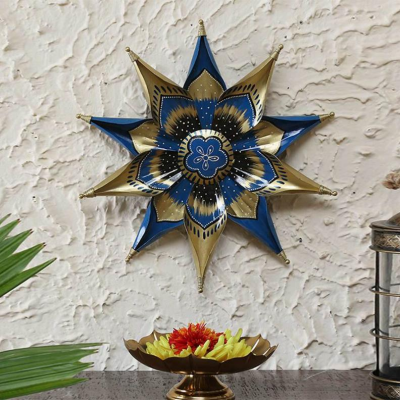 OPPERSTE MULTICOLOUR IRON
BLUE FLOWER WALL
ART