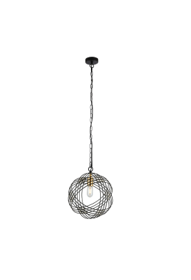 S2B2 Brass Finish with Wire Cage Shade Pendant Light PS-04-111