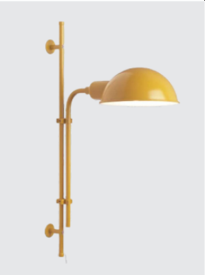 Neptune raftter Decorative Metal Yellow Wall Light 2316