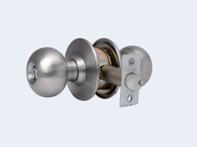 EUROPA PUSH BUTTON CYLINDRICAL LOCK FOR MINIMUM 32mm TO 45mm DOOR PANEL (PUSH BUTTON INSIDE, KEY OUTSIDE)