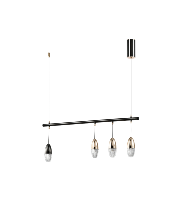 S2B2 Black And Gold Chandeliers Modern Light AB-04-028