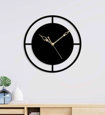 Lovely Round Shape Metal Wall Clock