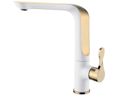 Asian paints GOLD RUSH Single lever sink mixer table mounted with swinging spout