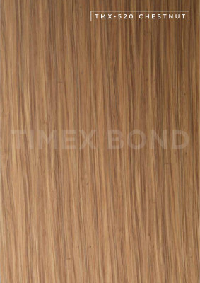 TMX-520 CHESTNUT wooden texture Aluminum Composite Panel (ACP Sheet) by Timex. 3 MM