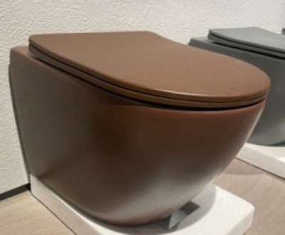 Mansico Matt brown rimfree toilet ZXWH/019