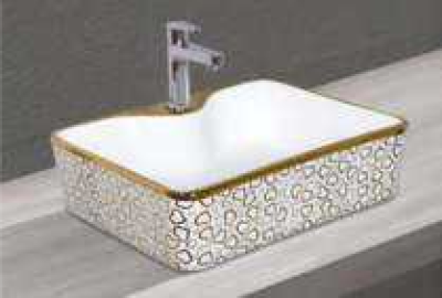 mansico recto gold stylish tabletop basin  353