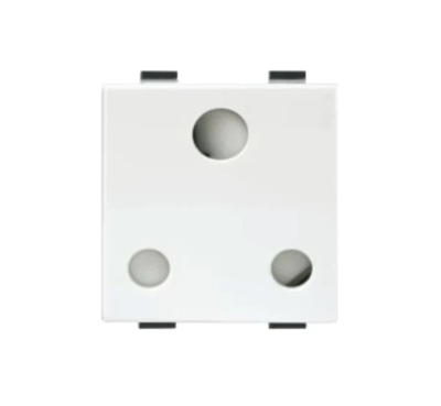 Anchor Roma plus 16A 3 Pin Round Socket 2 Module ISI 289316