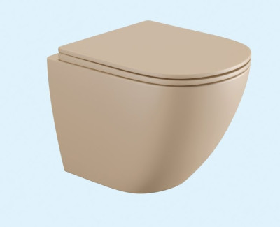 POWER PLUS R1 KHAKHI Wall Hung Toilet