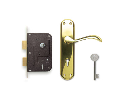 Godrej Venus Brass COMBIPACK WITH 6 LEVER MORTISE LOCK