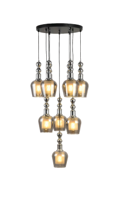 S2B2 8-Light Cluster Bell Pendant light AU-04-017