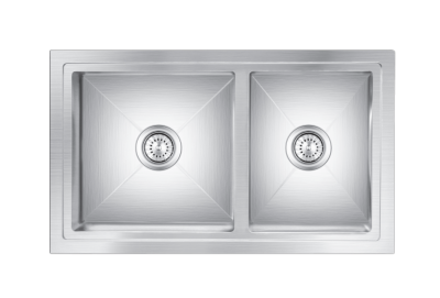 Nirali Expell Emax BG Series Stainless Steel double Bowl Kitchen Sink -( 34  x 20) Inches