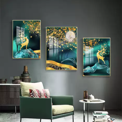 Evaan Wall Art Living room decoration painting sofa background wall painting modern