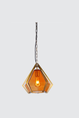 NEPTUNE  Modern Simplicity Geometric Glass Suspension Light 7257-L SP